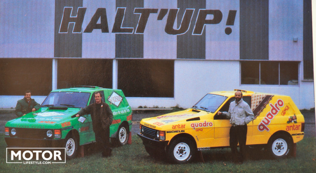 Range rover Halt'Up! Rallye Dakar